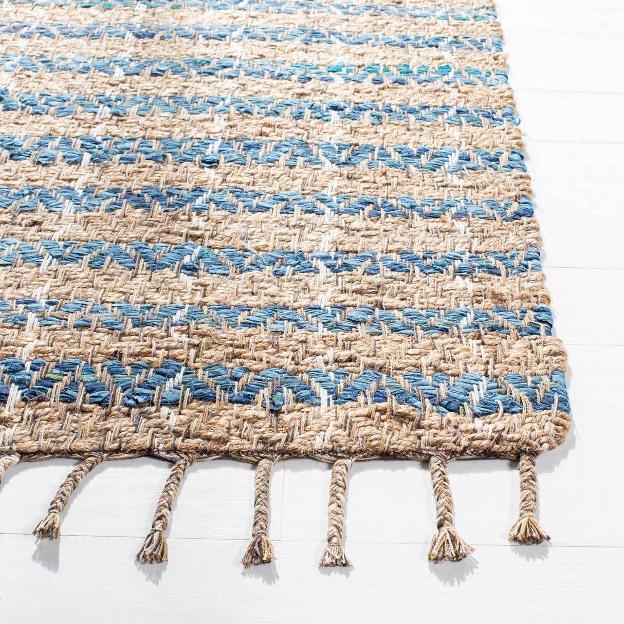 Safavieh Cape Cod Cap844M Blue/Natural Rugs - Safavieh - cap844m - 3