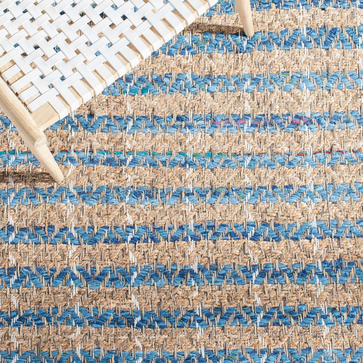 Safavieh Cape Cod Cap844M Blue/Natural Rugs - Safavieh - cap844m - 3