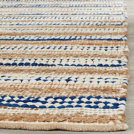 Safavieh Cape Cod Cap862B Natural / Blue Rugs - Safavieh - cap862b - 3