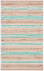 Safavieh Cape Cod Cap862J Natural / Turquoise Rugs - Safavieh - cap862j - 3