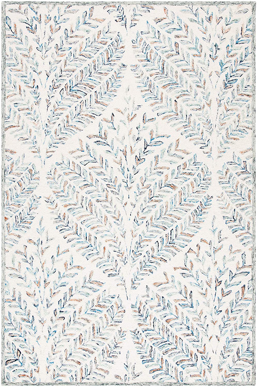 Safavieh Capri Cpr208A Ivory/Blue Rugs - Safavieh - cpr208a - 2