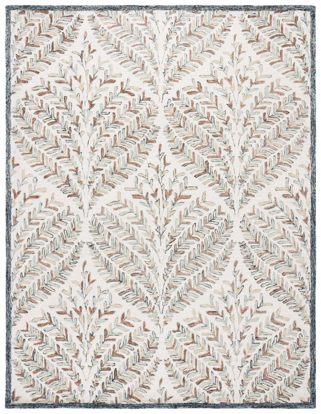 Safavieh Capri Cpr208B Ivory/Green Rug - Safavieh - cpr208b - 5r