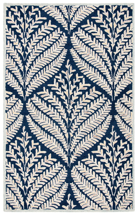 Safavieh Capri Cpr208N Navy/Ivory Rug - Safavieh - cpr208n - 3