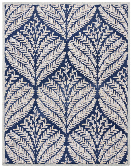 Safavieh Capri Cpr208N Navy/Ivory Rug - Safavieh - cpr208n - 5r