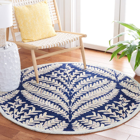 Safavieh Capri Cpr208N Navy/Ivory Rug - Safavieh - cpr208n - 5r