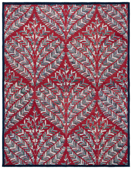 Safavieh Capri Cpr208Q Red/Green Rug - Safavieh - cpr208q - 5r