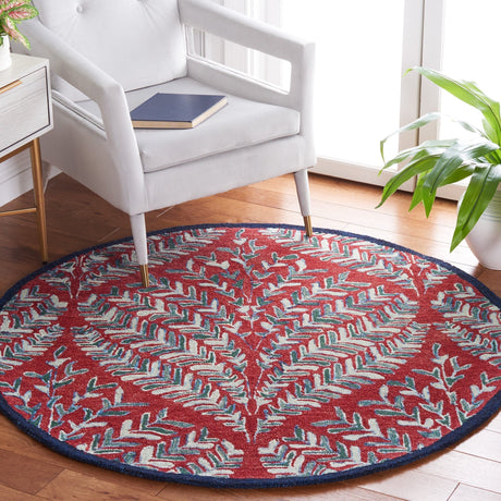 Safavieh Capri Cpr208Q Red/Green Rug - Safavieh - cpr208q - 5r