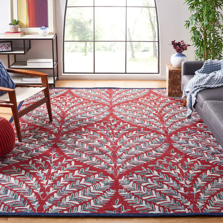 Safavieh Capri Cpr208Q Red/Green Rug - Safavieh - cpr208q - 5r