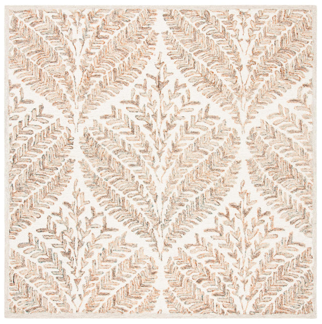 Safavieh Capri Cpr208T Ivory/Brown Rugs - Safavieh - cpr208t - 3sq