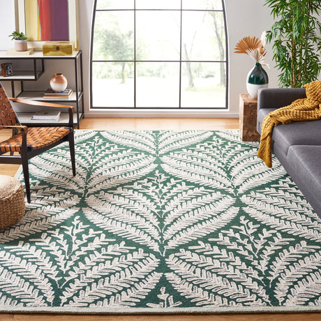 Safavieh Capri Cpr208Y Dark Green/Ivory Rug - Safavieh - cpr208y - 3