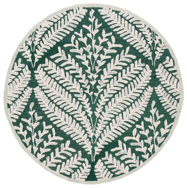 Safavieh Capri Cpr208Y Dark Green/Ivory Rug - Safavieh - cpr208y - 5r