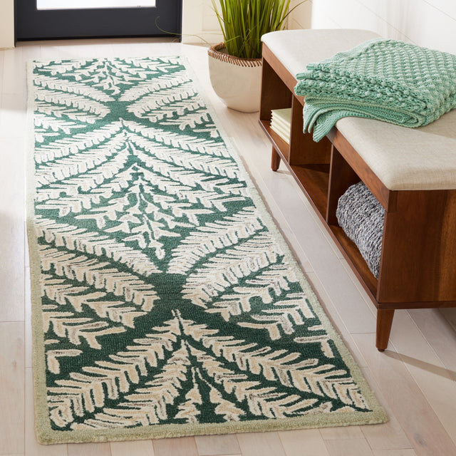 Safavieh Capri Cpr208Y Dark Green/Ivory Rug - Safavieh - cpr208y - 5r