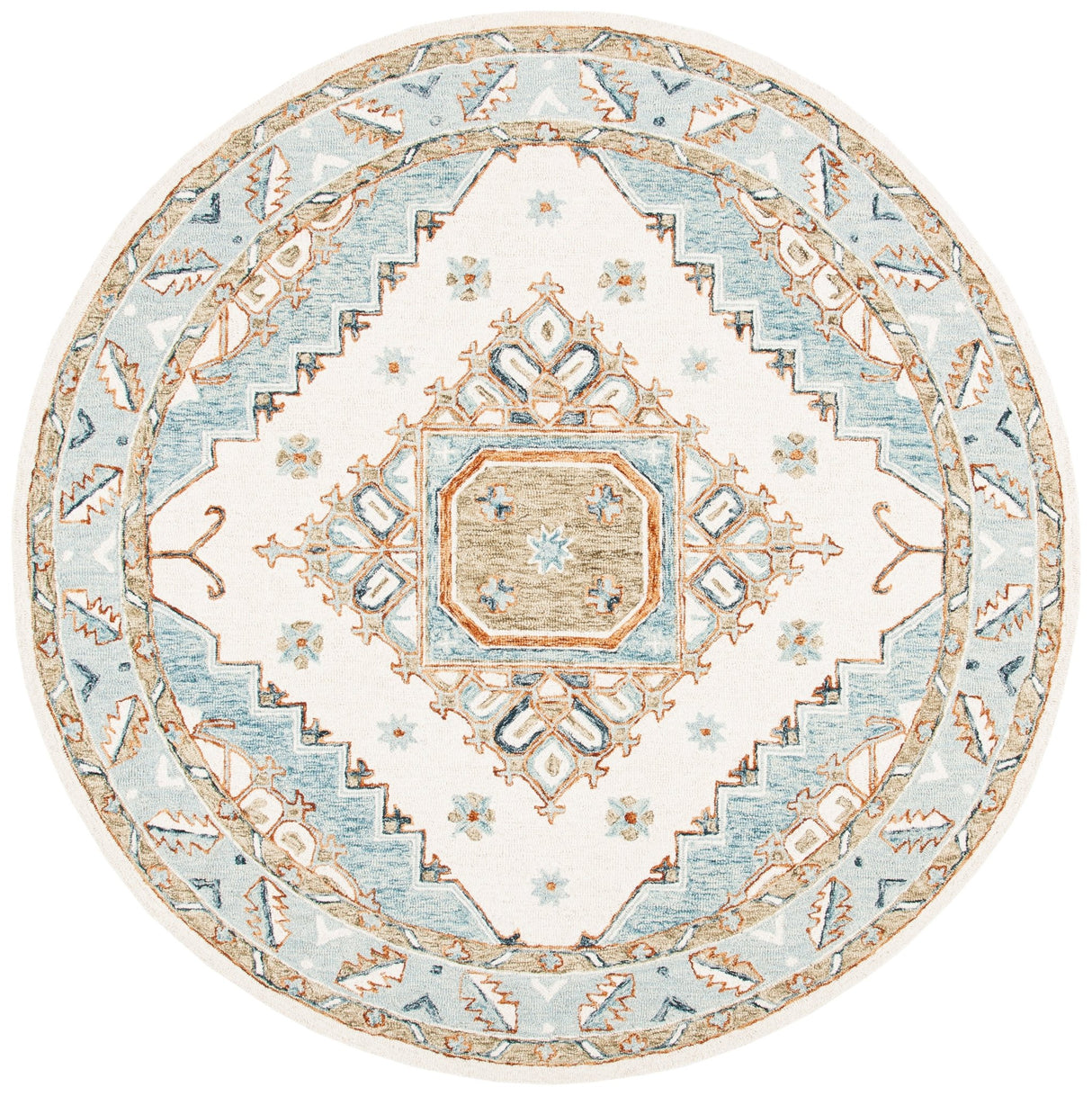 Safavieh Capri Cpr209A Ivory/Rust Rugs - Safavieh - cpr209a - 7r