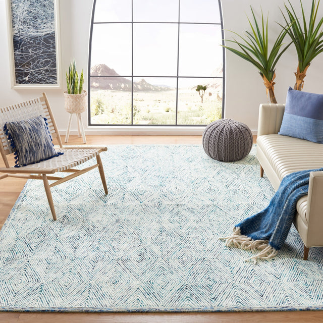 Safavieh Capri Cpr213M Blue/Ivory Rugs - Safavieh - cpr213m - 3