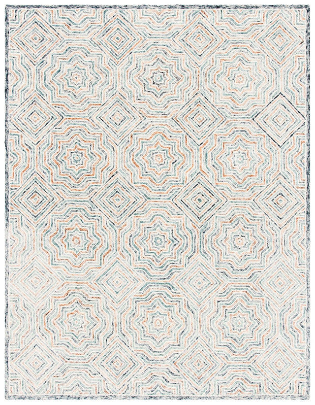 Safavieh Capri Cpr215M Blue/Rust Rugs - Safavieh - cpr215m - 7r