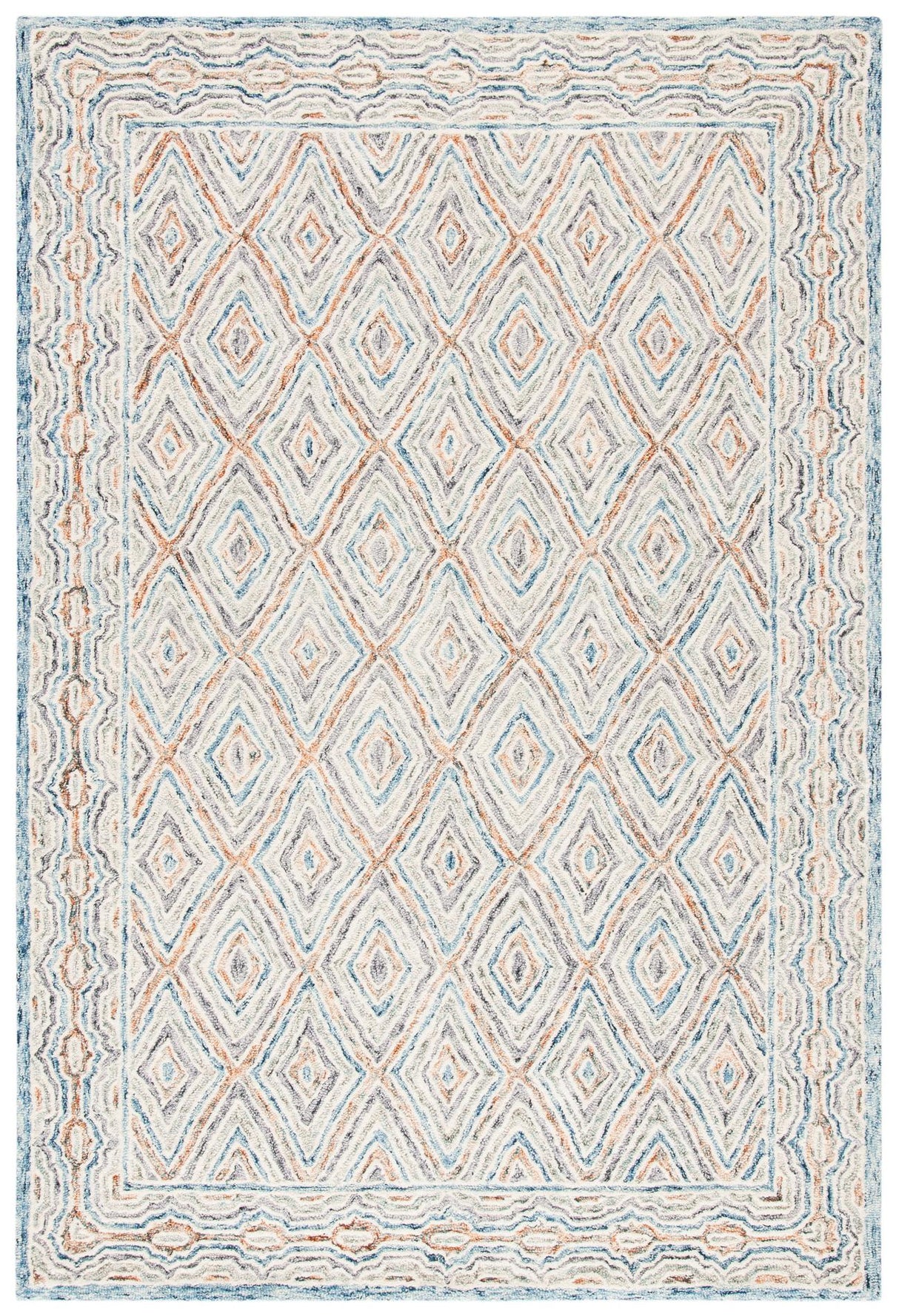 Safavieh Capri Cpr217M Blue/Rust Rugs - Safavieh - cpr217m - 3