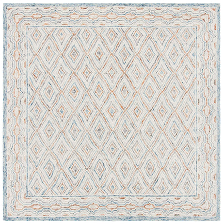 Safavieh Capri Cpr217M Blue/Rust Rugs - Safavieh - cpr217m - 7sq