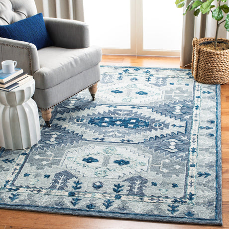 Safavieh Capri Cpr218M Blue/Grey Rugs - Safavieh - cpr218m - 3