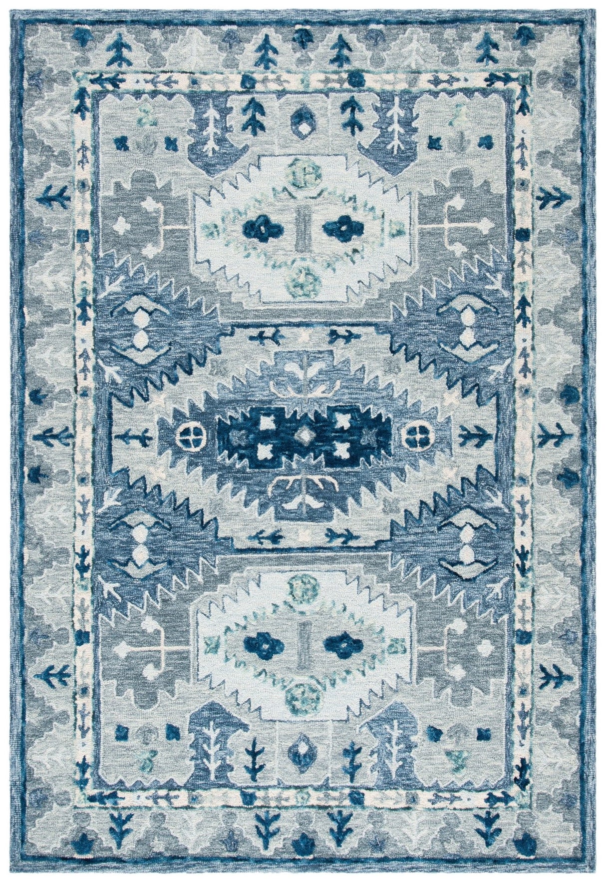Safavieh Capri Cpr218M Blue/Grey Rugs - Safavieh - cpr218m - 3