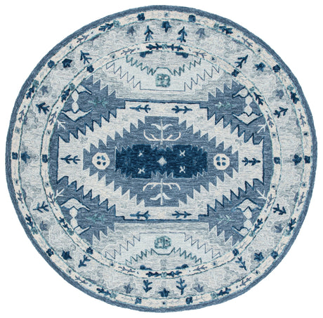 Safavieh Capri Cpr218M Blue/Grey Rugs - Safavieh - cpr218m - 7r