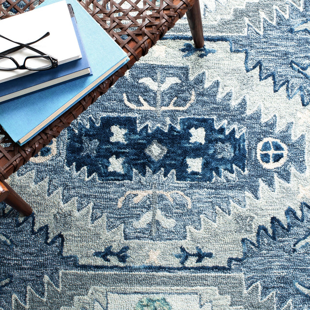 Safavieh Capri Cpr218M Blue/Grey Rugs - Safavieh - cpr218m - 7r