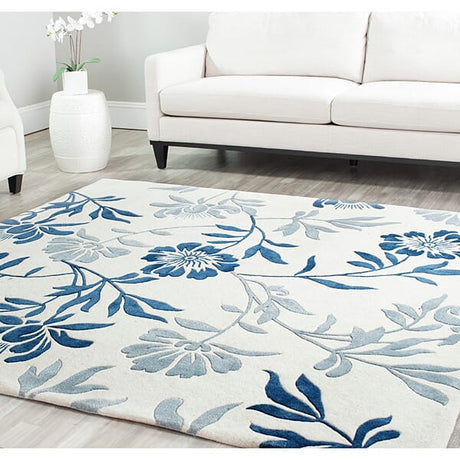 Safavieh Capri Cpr345A Ivory / Blue Rugs - Safavieh - cpr345a - 2