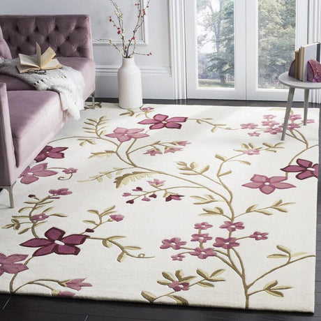 Safavieh Capri Cpr354A Ivory / Purple Rugs - Safavieh - cpr354a - 2