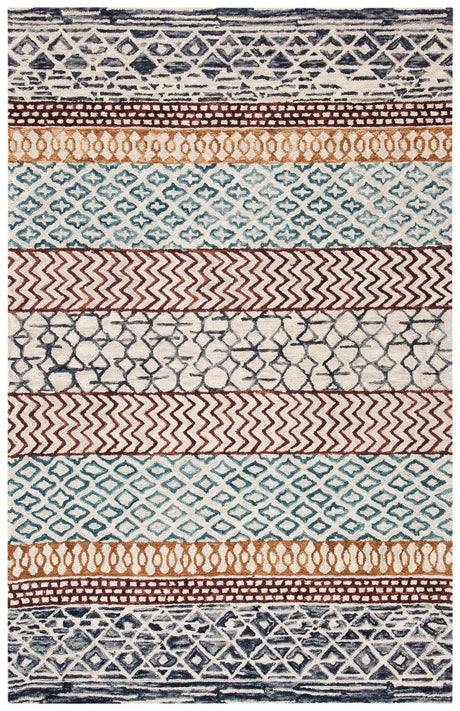 Safavieh Capri Cpr502A Ivory/Charcoal Rugs - Safavieh - cpr502a - 3