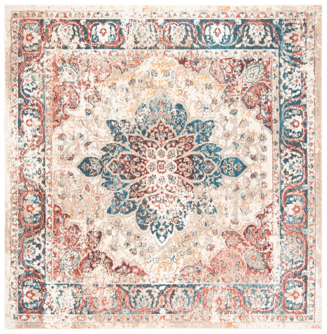 Safavieh Carlyle Cyl215B Ivory/Burgundy Rug - Safavieh - cyl215b - 7r