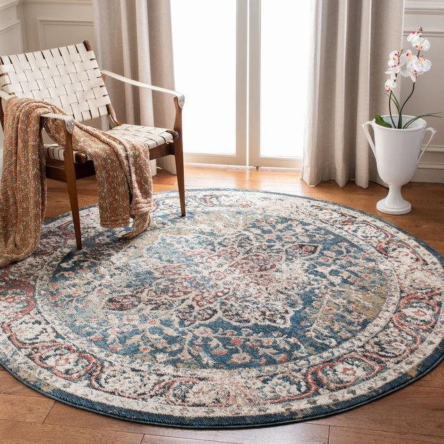 Safavieh Carlyle Cyl215J Turquoise/Ivory Rug - Safavieh - cyl215j - 7r