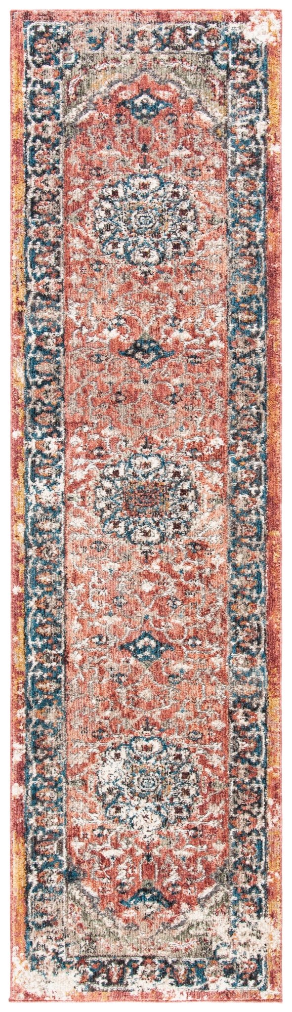 Safavieh Carlyle Cyl229P Orange/Blue Rug - Safavieh - cyl229p - 28