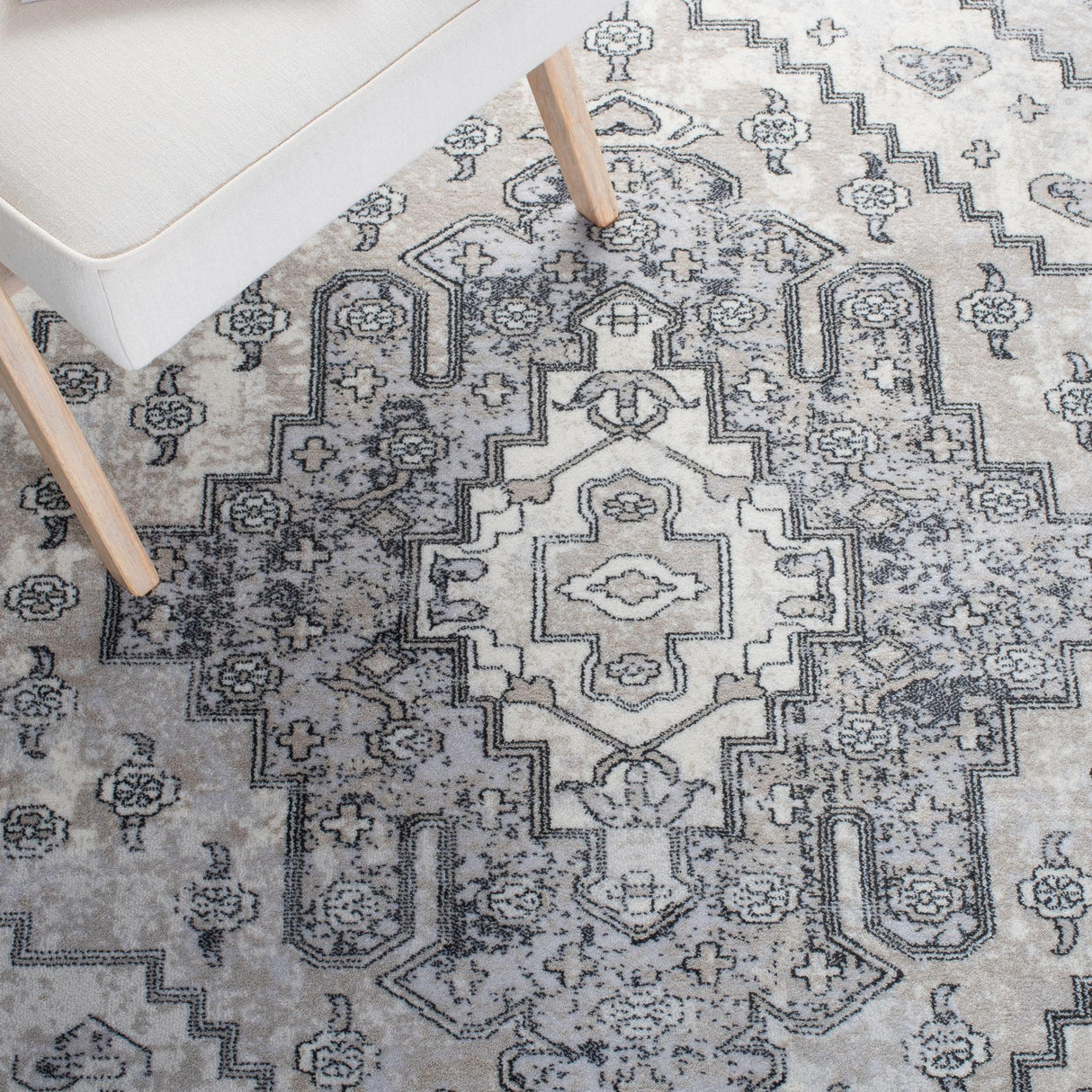 Safavieh Carnegie Cng662F Ivory/Grey Rugs - Safavieh - cng662f - 3