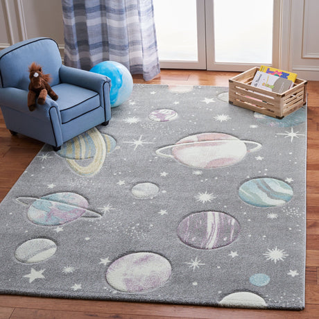 Safavieh Carousel Kids Crk103F Grey/Lavender Rug - Safavieh - crk103f - 2