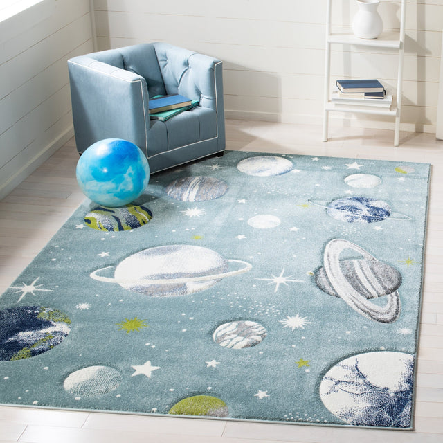 Safavieh Carousel Kids Crk103J Teal/Ivory Rug - Safavieh - crk103j - 2