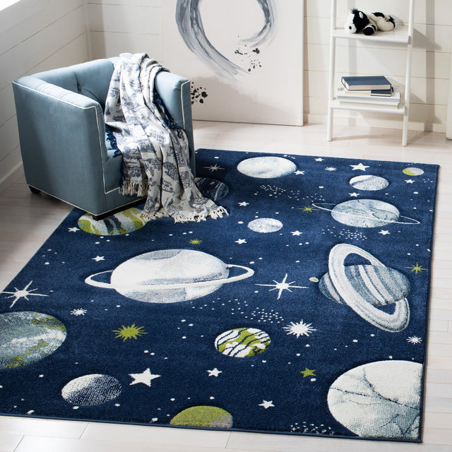 Safavieh Carousel Kids Crk103N Navy/Ivory Rug - Safavieh - crk103n - 2