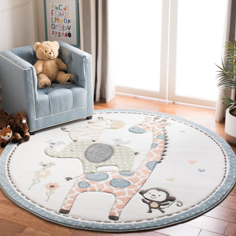 Safavieh Carousel Kids Crk120A Ivory Rug - Safavieh - crk120a - 3r