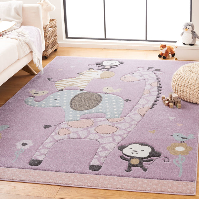 Safavieh Carousel Kids Crk120V Purple Rug - Safavieh - crk120v - 2