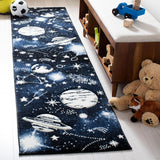 Safavieh Carousel Kids Crk122M Dark Blue/Light Blue Rugs - Safavieh - crk122m - 3r