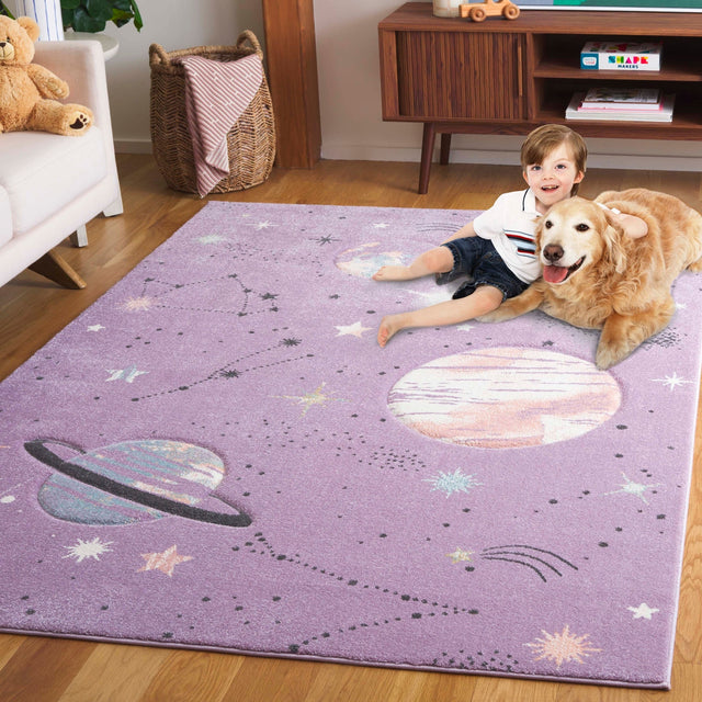 Safavieh Carousel Kids Crk122V Purple/Orange Rug - Safavieh - crk122v - 5r