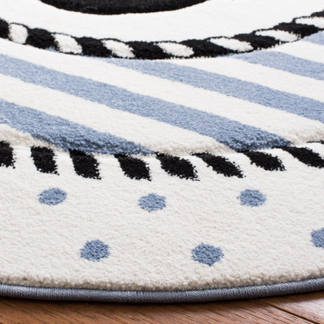 Safavieh Carousel Kids Crk124A Ivory/Navy Rug - Safavieh - crk124a - 3r