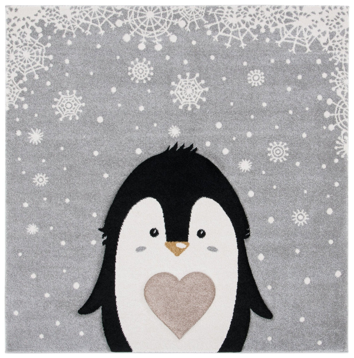Safavieh Carousel Kids Crk132F Light Grey/Black Rugs - Safavieh - crk132f - 4sq