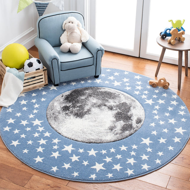 Safavieh Carousel Kids Crk135L Light Blue/Grey Rug - Safavieh - crk135l - 3r