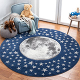 Safavieh Carousel Kids Crk135N Navy/Grey Rug - Safavieh - crk135n - 3r