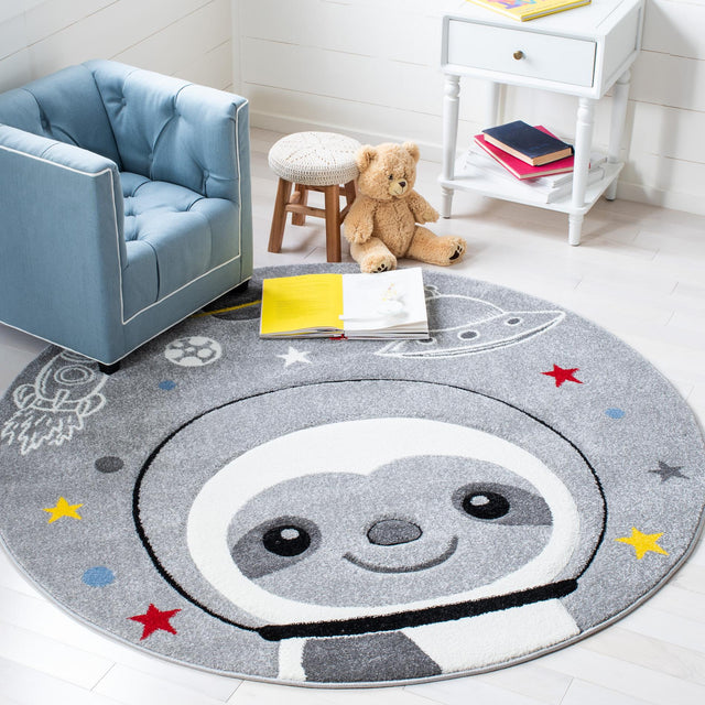 Safavieh Carousel Kids Crk140F Grey/Ivory Rug - Safavieh - crk140f - 3r