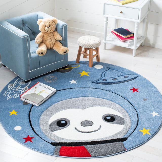 Safavieh Carousel Kids Crk140M Blue/Grey Rug - Safavieh - crk140m - 3r