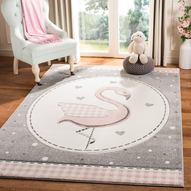 Safavieh Carousel Kids Crk154P Pink/Ivory Rug - Safavieh - crk154p - 3