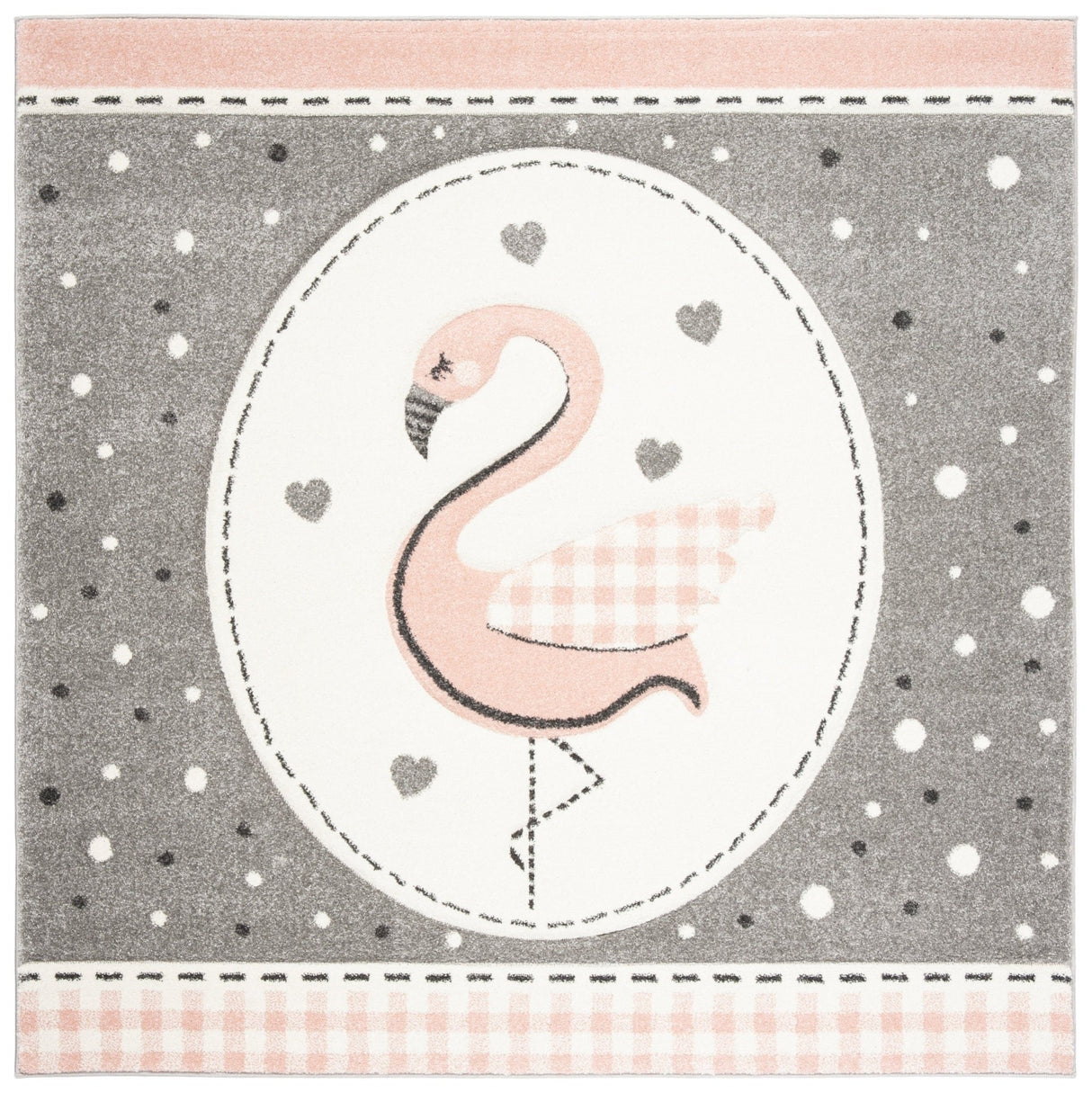Safavieh Carousel Kids Crk154P Pink/Ivory Rug - Safavieh - crk154p - 4sq