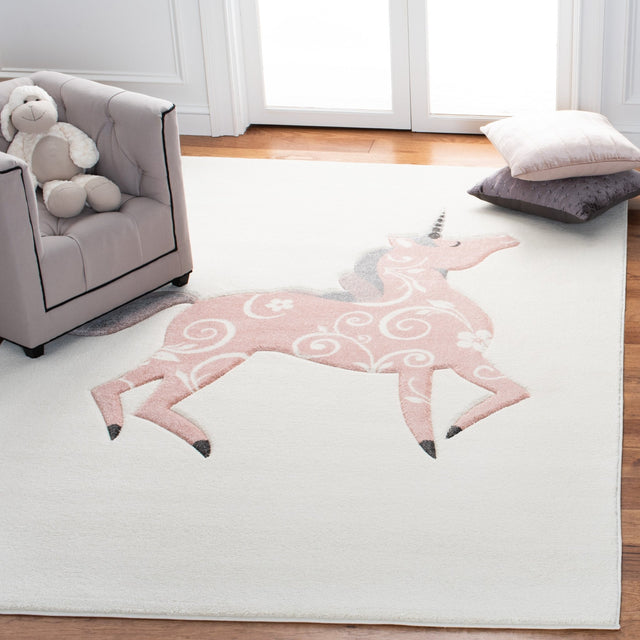 Safavieh Carousel Kids Crk163A Ivory/Pink Rugs - Safavieh - crk163a - 2