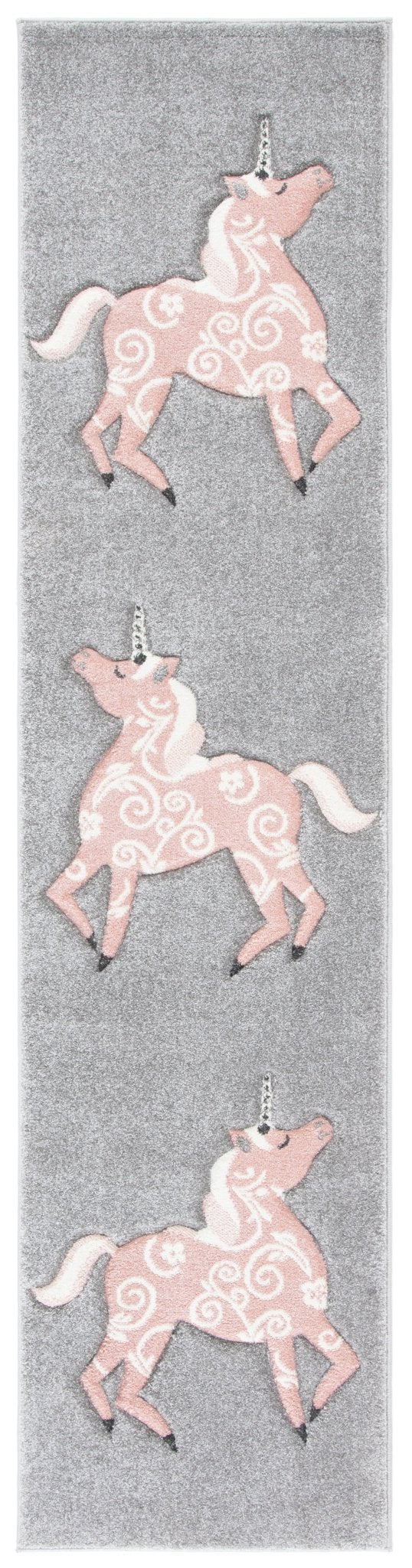 Safavieh Carousel Kids Crk163F Grey/Pink Rugs - Safavieh - crk163f - 28