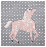 Safavieh Carousel Kids Crk163G Grey/Ivory/Pink Rugs - Safavieh - crk163g - 3sq